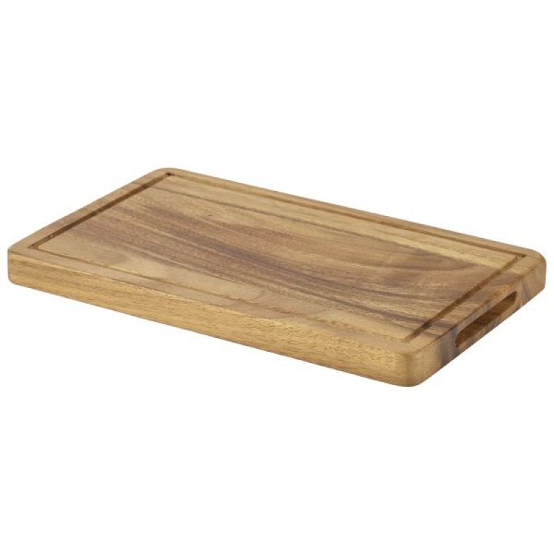 Genware Acacia Wood Serving Board GN 1/4 Genware Acacia Wood Serving Board GN 1/4