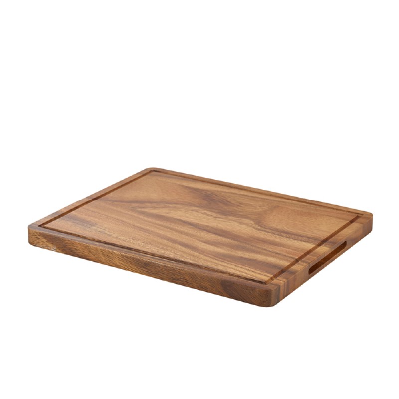Genware Acacia Wood Serving Board GN 1/2 Genware Acacia Wood Serving Board GN 1/2