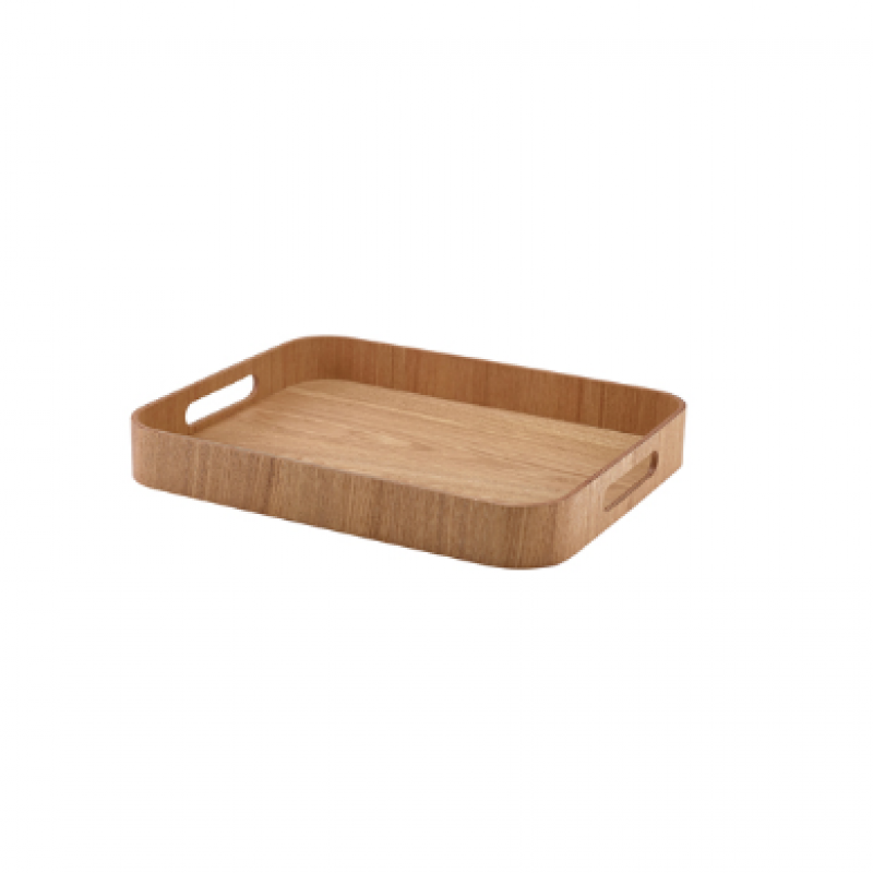 GenWare Light Wood Veneer Butlers Tray 35.5 x 28cm GenWare Light Wood Veneer Butlers Tray 35.5 x 28cm