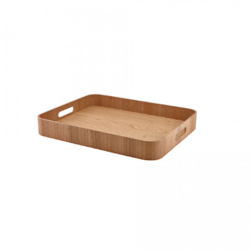 GenWare Light Wood Veneer Butlers Tray 45.5 x 36cm GenWare Light Wood Veneer Butlers Tray 45.5 x 36cm