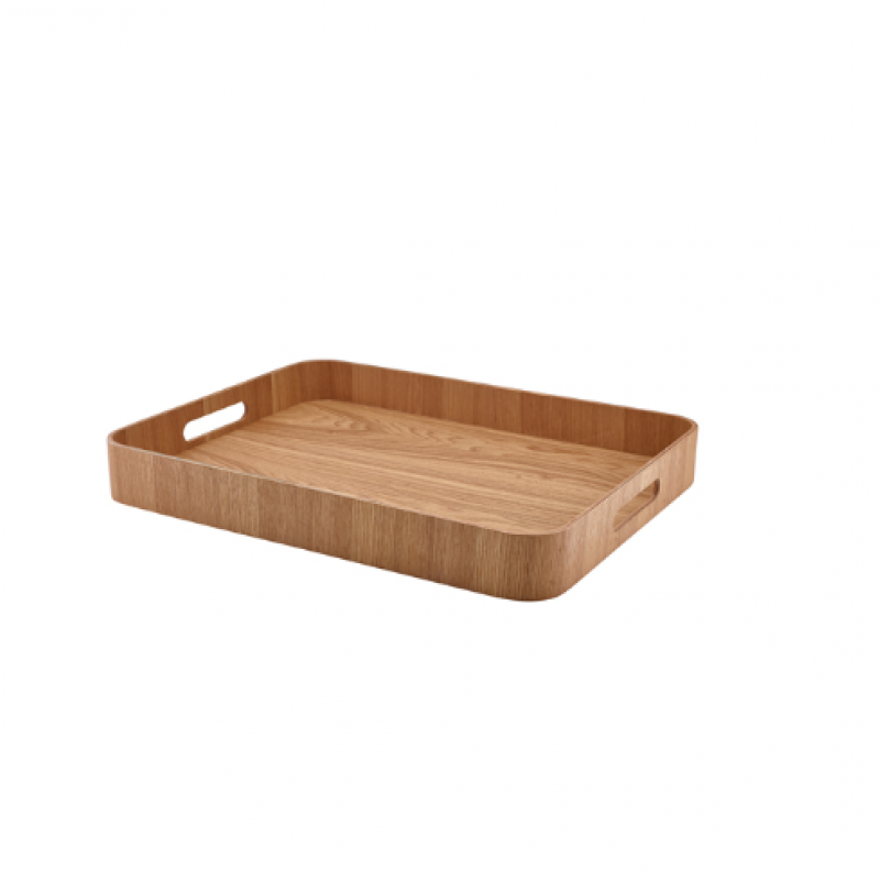 GenWare Light Wood Veneer Butlers Tray 50 x 38cm GenWare Light Wood Veneer Butlers Tray 50 x 38cm