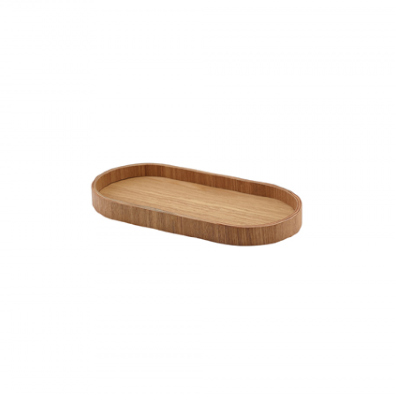 GenWare Oval Light Wood Veneer Tray 23 x 11cm GenWare Oval Light Wood Veneer Tray 23 x 11cm
