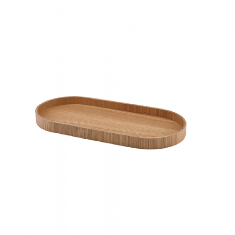 GenWare Oval Light Wood Veneer Tray 35 x 16.5cm GenWare Oval Light Wood Veneer Tray 35 x 16.5cm