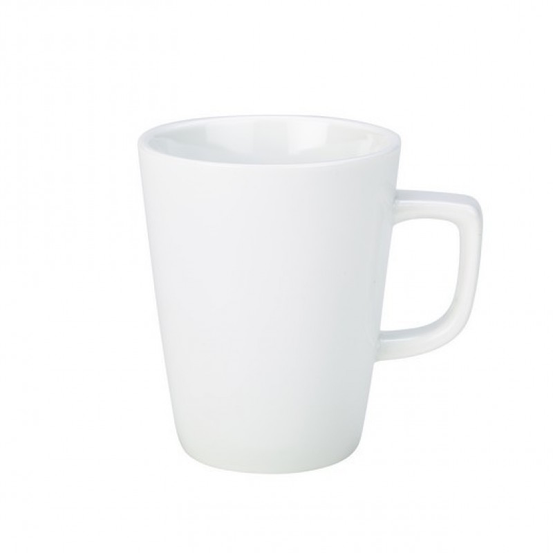 Genware Porcelain Latte Mug 34cl/12oz