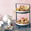 GenWare Two Tier Presentation Plate Stand 20.5cm GenWare Two Tier Presentation Plate Stand 20.5cm