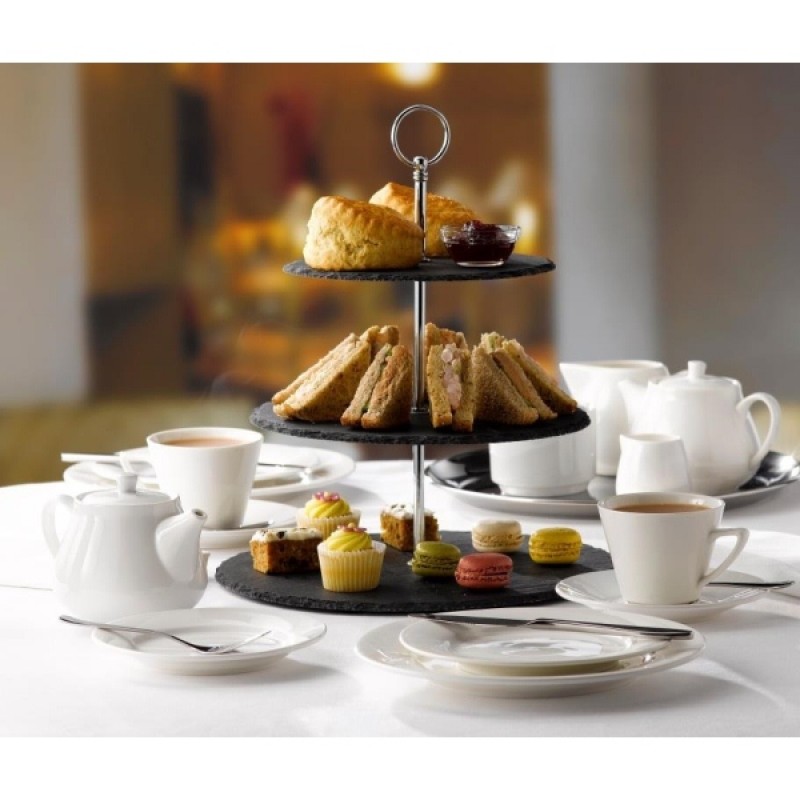 Genware Slate 3-Tier Cake Stand 12/25/30cm Genware Slate 3-Tier Cake Stand 12/25/30cm