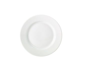 Royal Genware Classic Winged Plate 17cm White