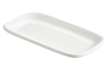 Royal Genware Rectangular Rounded Edge Plate 19.5 x 10cm