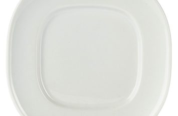 Royal Genware Wide Rim Rounded Square Plate 18cm