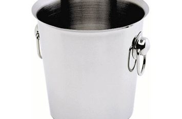 S/St.Wine Bucket With Ring Handles