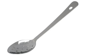 6/St.Perforated Spoon 12" With Hanging Hole