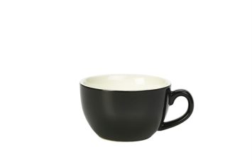 Royal Genware Bowl Shaped Cup 25cl Black