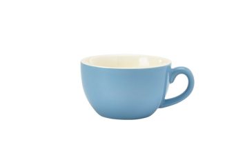 Royal Genware Bowl Shaped Cup 25cl Blue