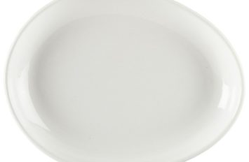 Royal Genware Organic Deep Oval Plate 25.9x20.3cm