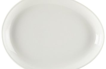 Royal Genware Organic Deep Oval Plate 33x25.9cm