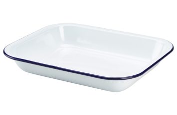 Enamel Baking Tray 28 x 23 x 4.5cm