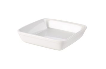 Royal Genware Square Roaster 16cm White