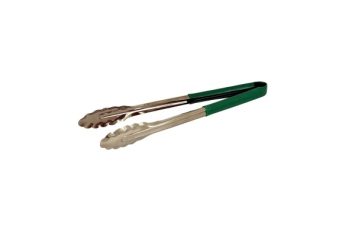 Genware Colour Coded St/st. Tong 31cm Green