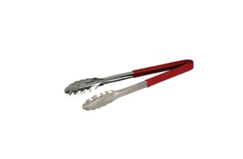 Genware Colour Coded St/st. Tong 31cm Red