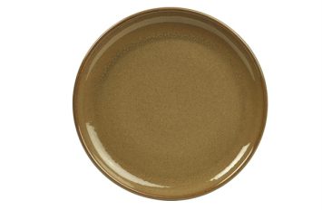 Terra Stoneware- Rustic Brown Coupe Plate 19cm