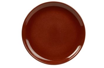 Terra Stoneware- Rustic Red Coupe Plate 19cm