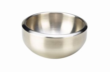 Stainless Steel Double Walled Dual Angle Bowl 16cm Ø