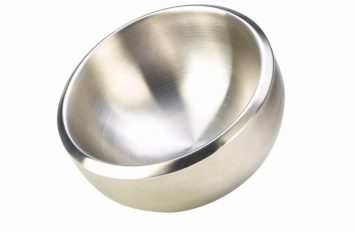 Stainless Steel Double Walled Dual Angle Bowl 24cm Ø