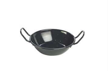 Black Enamel Dish 14cm