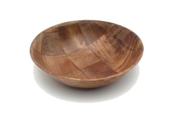 Woven Wood Bowls 10" Dia