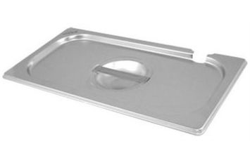 St/St Gastronorm Pan Notched  Lid 1/1