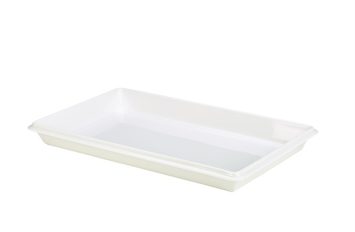 Royal Genware Gastronorm Dish 1/1 White  55mm