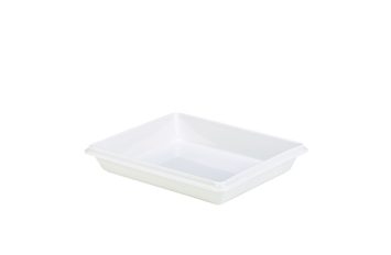 Royal Genware Gastronorm Dish 1/2 55mm White