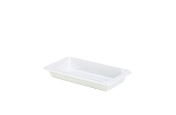 Royal Genware Gastronorm Dish 1/3 55mm White