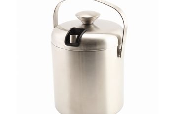 Genware Insulated St/st Ice Bucket&Tong 1.2L