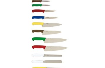 15 Piece Colour Coded Knife Set + Knife Case