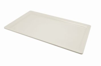 White Melamine Platter GN 1/1 Size 53 x 32cm
