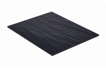 Slate Melamine Platter GN 1/2 Size 32.5x26.5cm
