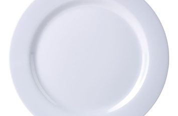 Genware 7" Melamine Plate White
