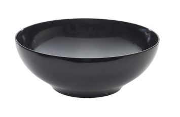 Black Melamine Round Buffet Bowl 35.5cm