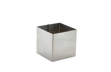Stainless Steel Square Mousse Ring 6x6cm