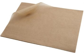Greaseproof Paper 25 x 35cm (1000 Shts) Brown