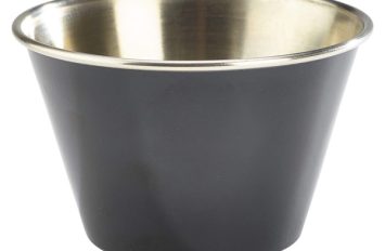 6oz Stainless Steel Ramekin Black