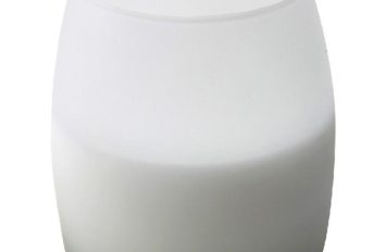Soft Glow Glass Candle White 45h+/- (6pcs)
