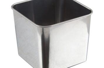 Stainless Steel Square Server 8x8x6cm