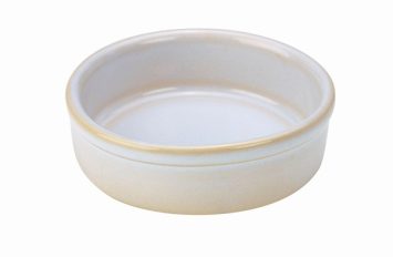 Terra Stoneware- Rustic White Tapas Dish 10cm