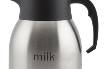 Milk  Inscribed St/St Vacuum Push Button Jug