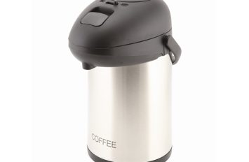 St/St Unbreakable Vacuum Pump Pot 2.5L Coffee