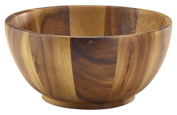 Acacia Wood Bowl 20Ø x 10cm