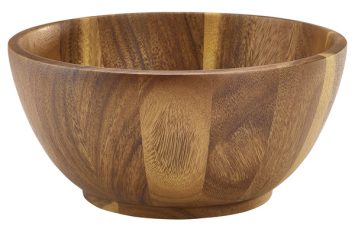 Acacia Wood Bowl 25Ø x 12cm