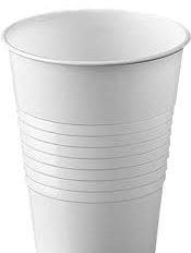 White Plastic Cup 7oz (2000)